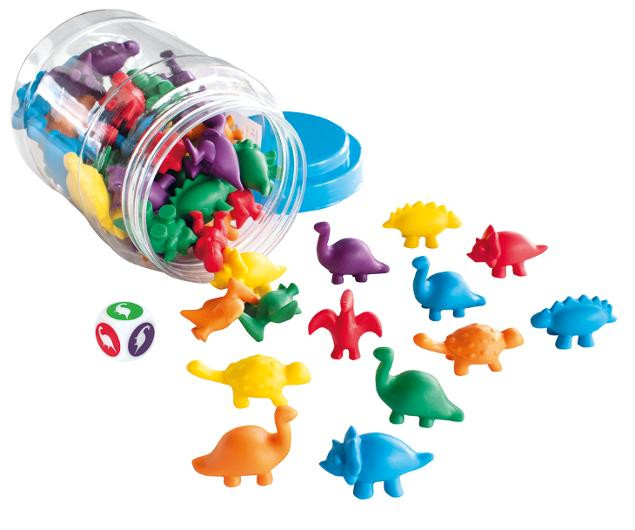 BildeRäkna sortera Dinosaurier 60 st
