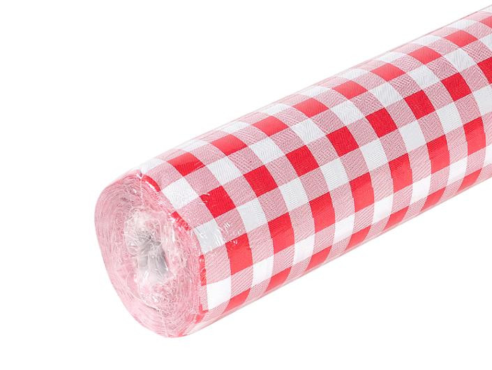 BildeDuk PRONAPPE damast 1,18x25m röd/vit