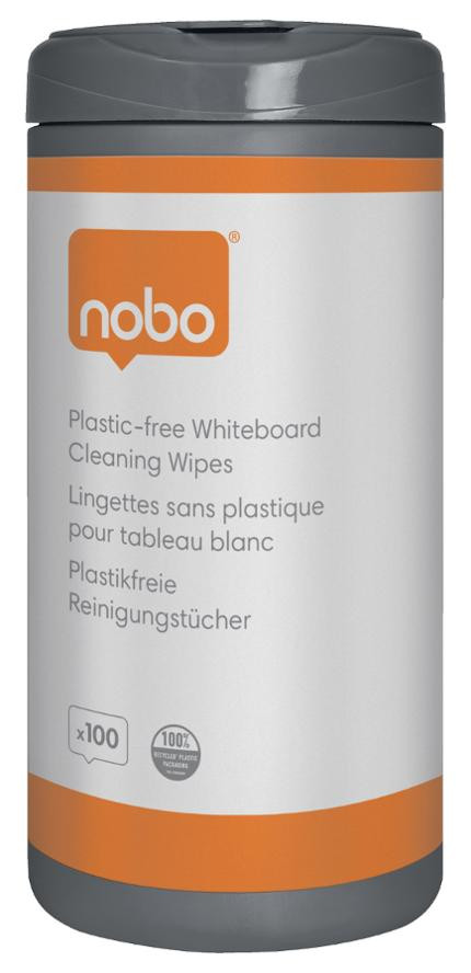 BildeWhiteboardrengöring NOBO servetter 100/f