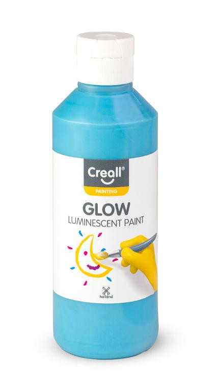 BildeSjälvlysande färg CREALL 250ml Blå