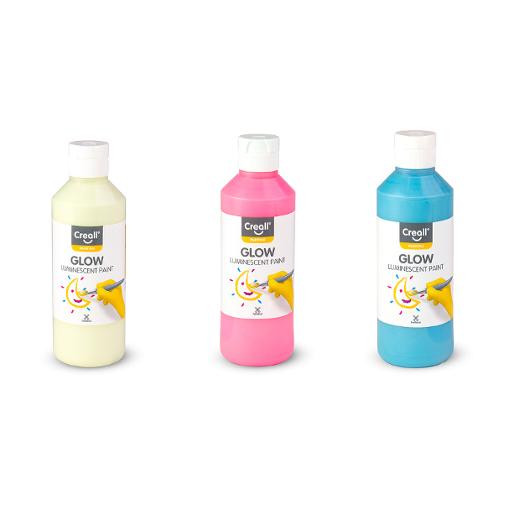 BildeSjälvlysande färg CREALL 250ml Gul/Grön