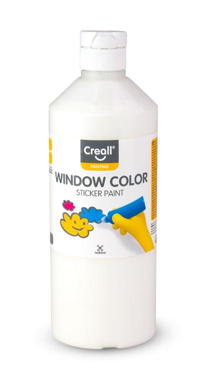 BildeFönsterfärg CREALL 500ml vit