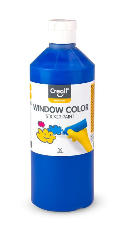 BildeFönsterfärg CREALL 500ml blå