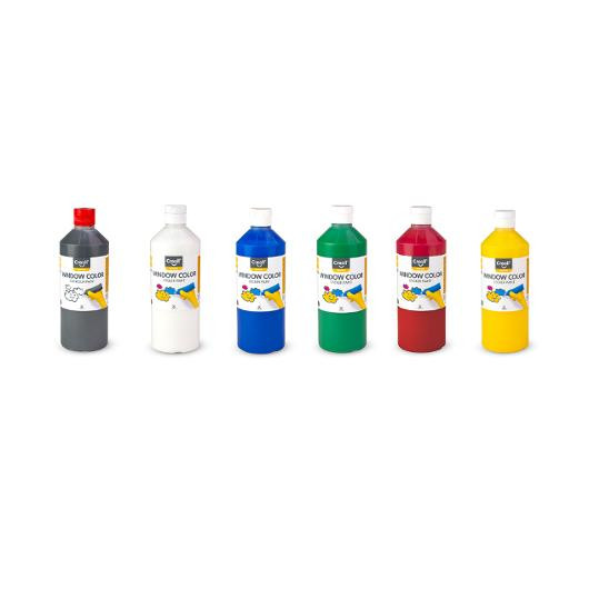 BildeFönsterfärg CREALL 500ml gul