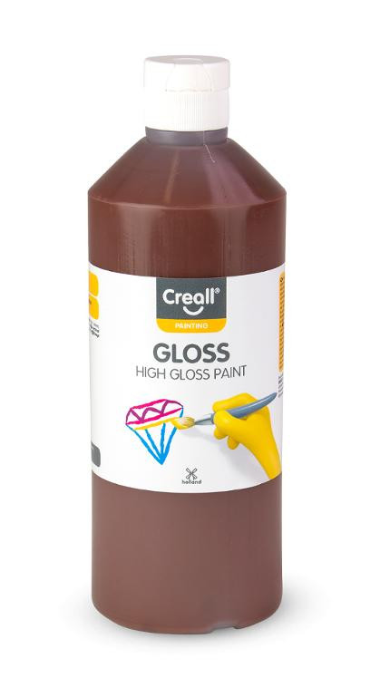 BildeGlansfärg CREALL Gloss 500ml brun