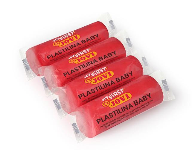 BildeModellera PLASTILINA Baby 18x38g röd