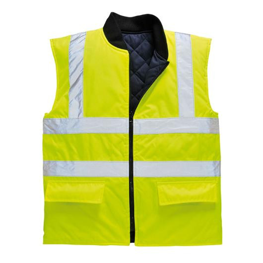 BildeVäst fodrad PORTWEST S469 kl2 gul 3XL
