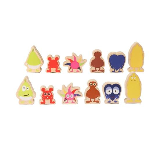 BildeBabblarna träfigurer 6 delar