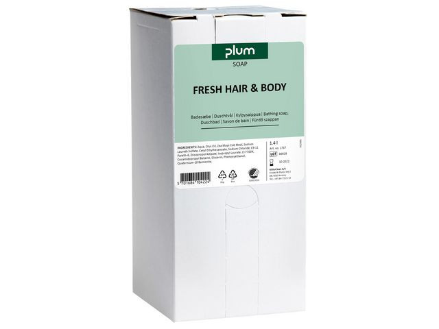 BildeDuschtvål PLUM Hair & Body 1,4L