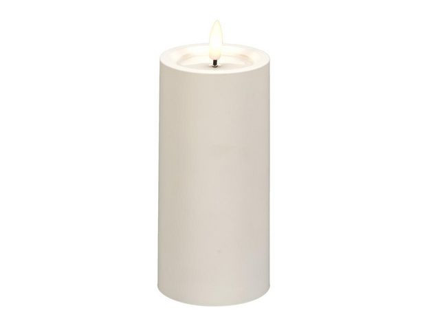 BildeBlockljus KONSTSMIDE LED timer vit 15cm