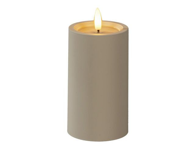 BildeBlockljus KONSTSMIDE LEDtimer beige 12cm