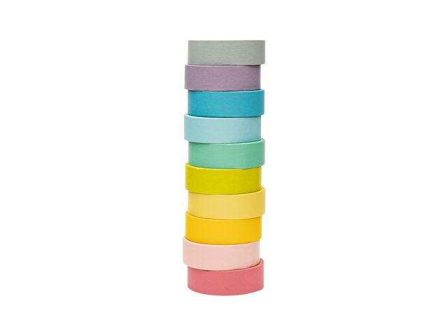 BildeWashitape pastell 10 färger/fp