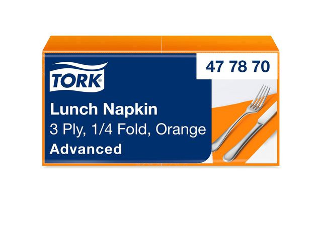 BildeServett TORK Lunch 3-lags orange 150/fp