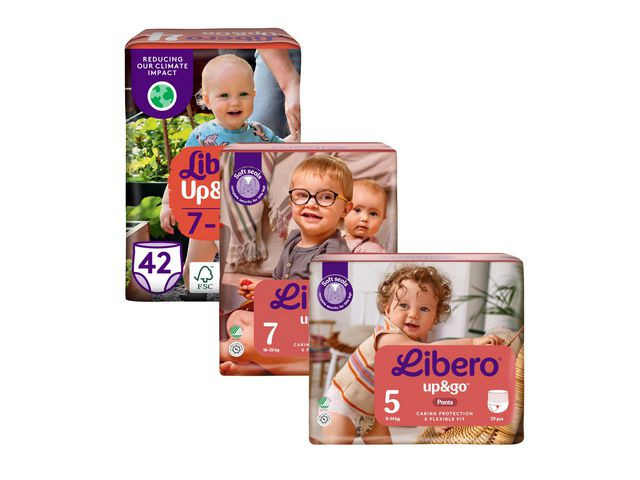 BildeBlöja LIBERO Up&Go 4 S1s 7-10kg 33/fp