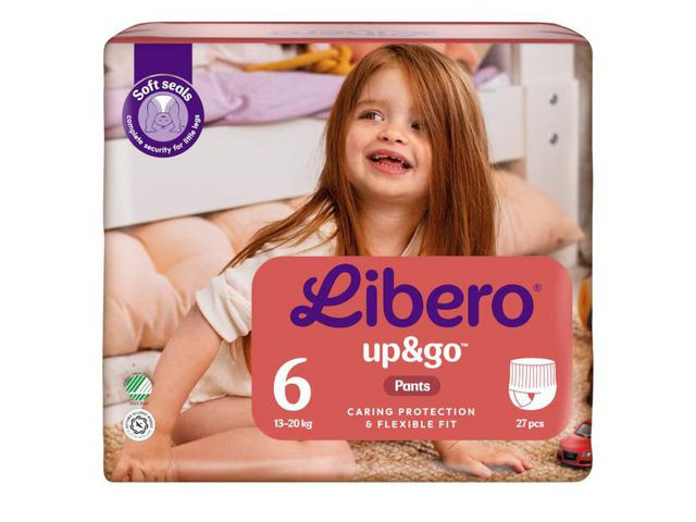 BildeBlöja LIBERO Up&Go 6 S2 13-20kg 27/fp