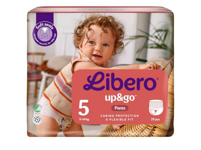 BildeBlöja LIBERO Up&Go 5 S1 9-14kg 29/fp