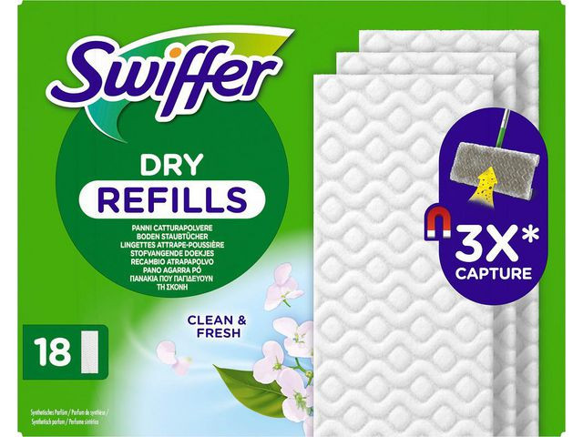 BildeDammtrasa SWIFFER dry refill 18/fp