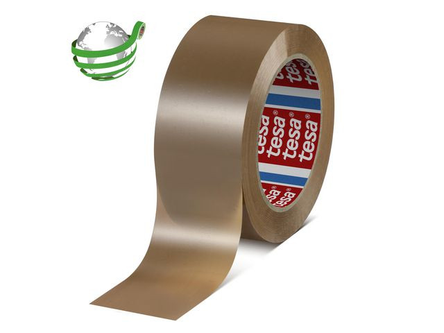 BildePacktejp TESA 60418 PET 50mmx132m brun