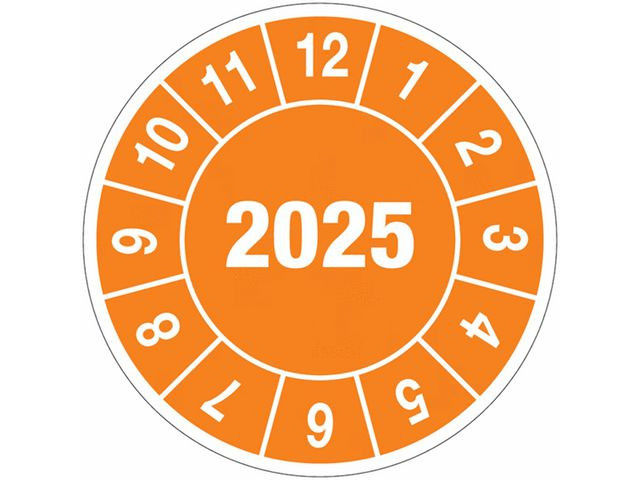 BildeKontrollmärke 2025 10mm 104/fp