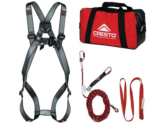 BildeFallskyddskit CRESTO Roofer 15m