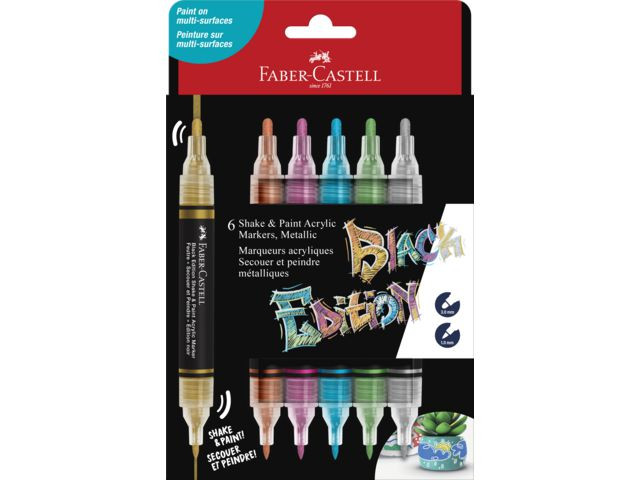 BildeFiberpenna shake&Paint classic 6/fp