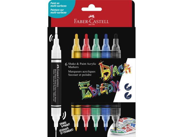BildeFiberpenna shake&Paint metallic 6/fp