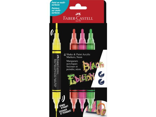 BildeFiberpenna shake&Paint neon 4/fp