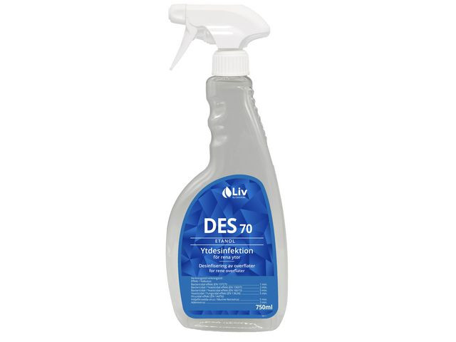BildeYtdesinfektion LIV 70 spray 750ml