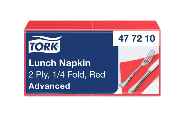 BildeServett TORK Lunch 2-lags röd 200/fp