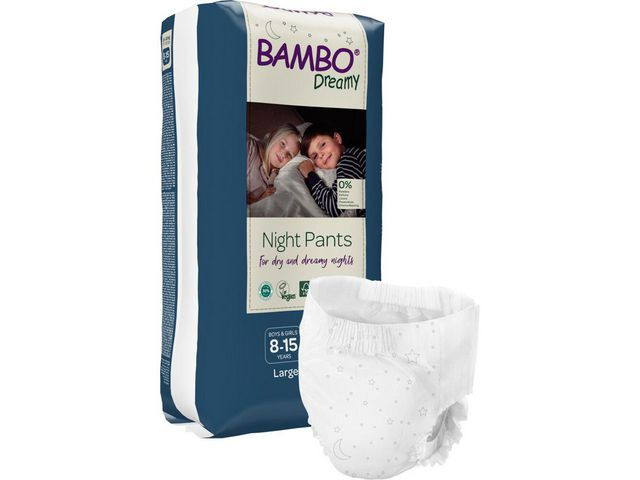 BildeBlöja BAMBO Night Pants L 35-50kg 10/fp