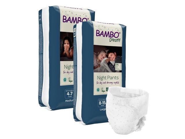 BildeBlöja BAMBO Night Pants M 15-35kg 10/fp