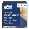 Servett TORK LinStyle Middag mblå 50/fp