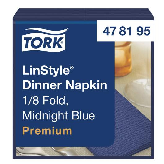 BildeServett TORK LinStyle Middag mblå 50/fp