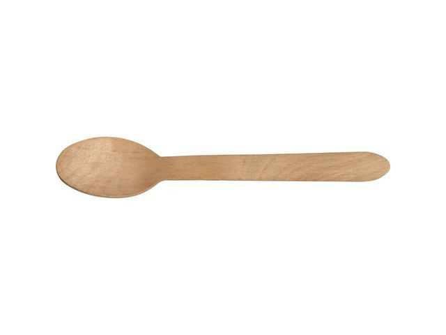BildeBestick Matsked vaxat trä 16,5cm 100/fp