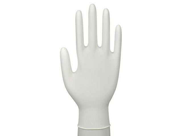 BildeNitrilhandske acc/puderfri vit M 150/fp