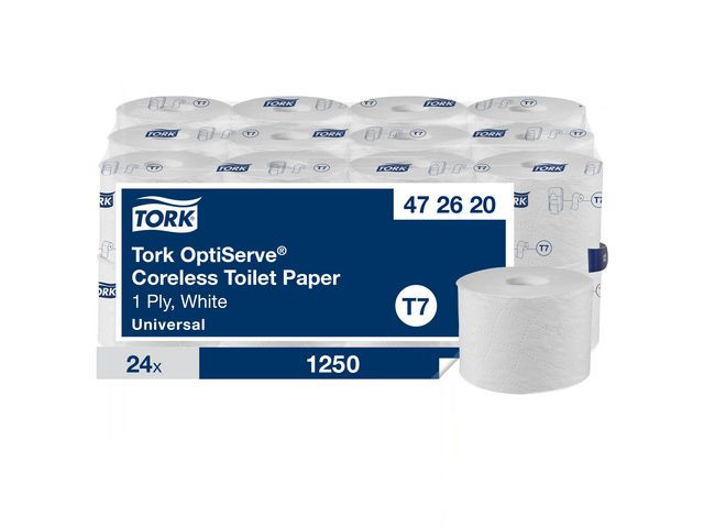 BildeToalettpapper TORK Uni T7 1-lag 24/krt