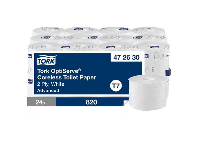 BildeToalettpapper TORK Adv T7 2-lag 24/krt