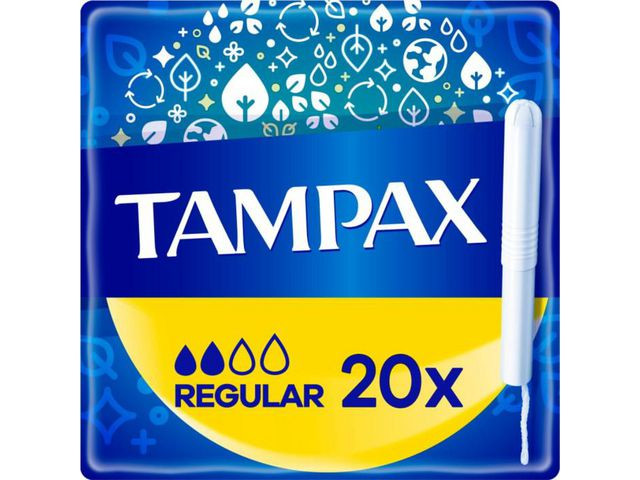 BildeTampong TAMPAX Regular applikator 20/fp