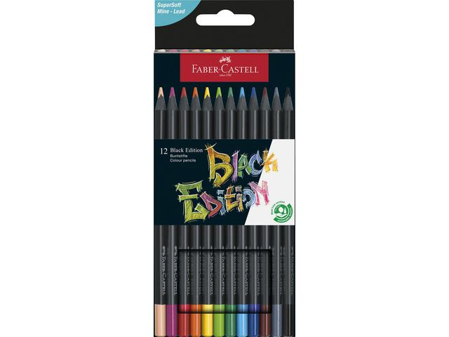 BildeFärgpenna Black Edition 12/fp