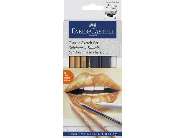BildeSkisspennor Faber Castell 6/fp