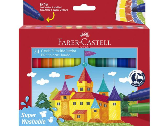BildeFiberpenna Jumbo FABER CASTELL 24/fp