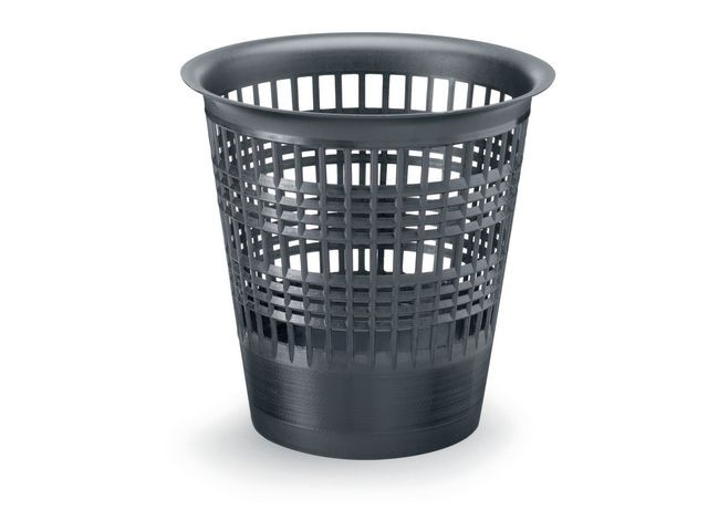 BildePapperskorg DURABLE economy 13L m.grå