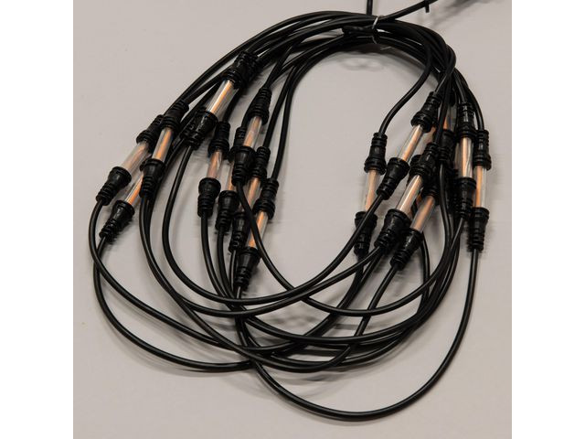 BildeLjusslinga 30 amber LED 9,57m svart