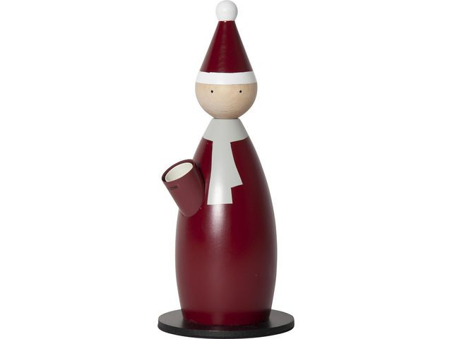 BildeElljusstake Tomte 1 ljus trä