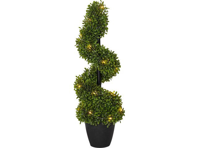 BildeDekorationsträd Buxbom LED 65cm