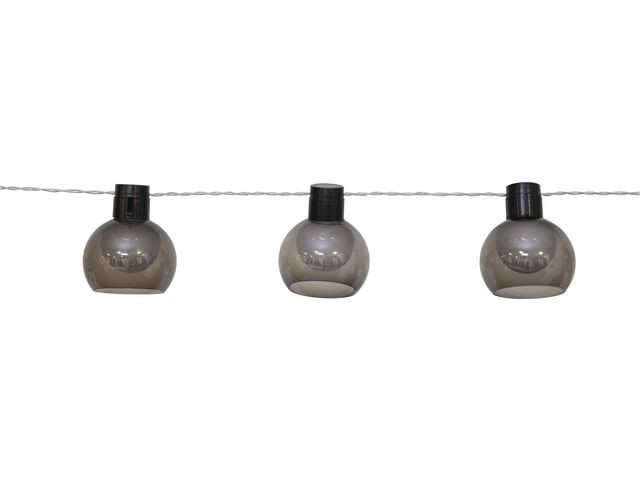 BildeLjusslinga solcell Smoky LED 2,7m