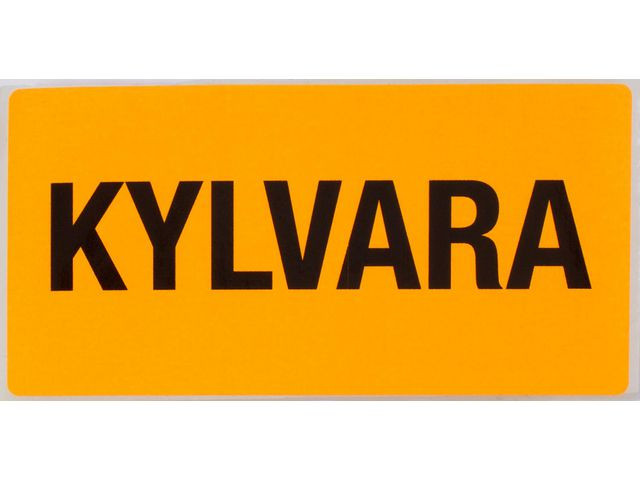 BildeVarningsetikett Kylvara 500/rl