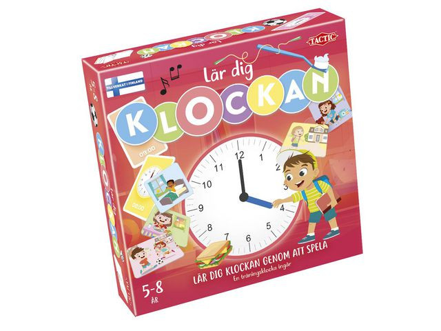 BildeSpel Lär dig Klockan från 5år