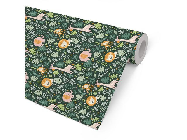 BildePresentpapper Rainforest 57cmx154m