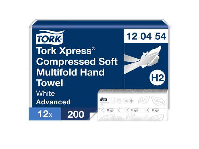BildeHandduk TORK Adv H2 Xpress Komp. 2400/fp